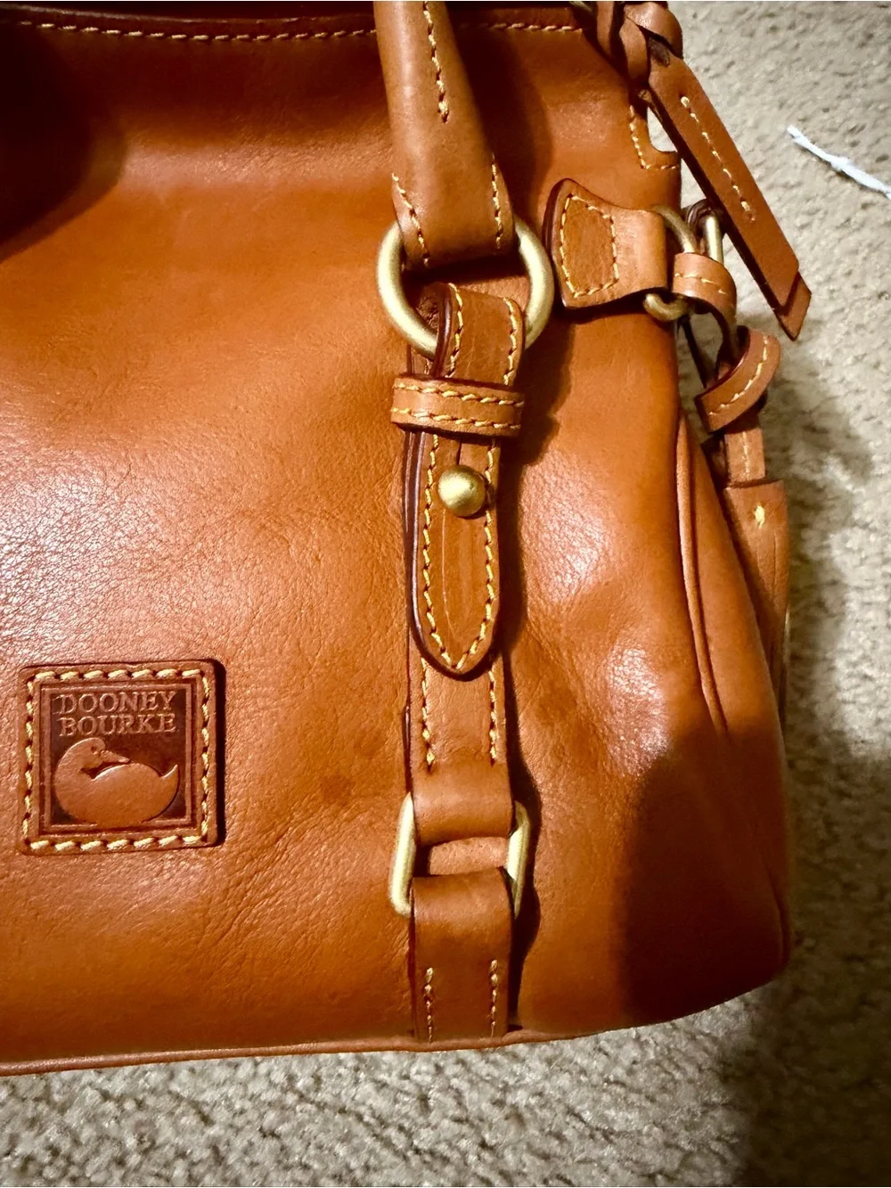 Dooney & Bourke Florentine Micro Satchel Natural